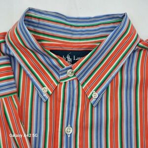 Ralph Lauren Men's XL Classic Fit Striped Button Down Shirt Pre-Owned